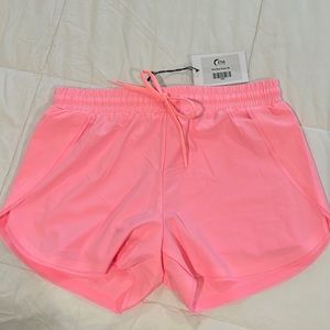 NWT Ziya Active Pink Flow Shorts (M)